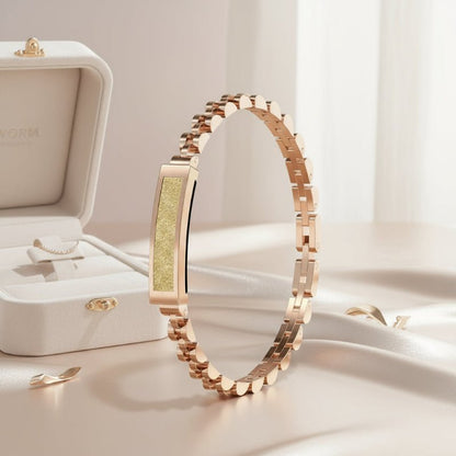 Roségouden Armband – Gevoerd met Goud – Verstelbaar – Voor Dames en Heren
