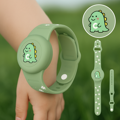 GPS Armband voor Kinderen – Veiligheidsarmband – Met Leuke Dierenillustraties