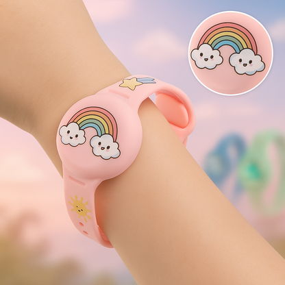 GPS Armband voor Kinderen – Veiligheidsarmband – Met Leuke Dierenillustraties