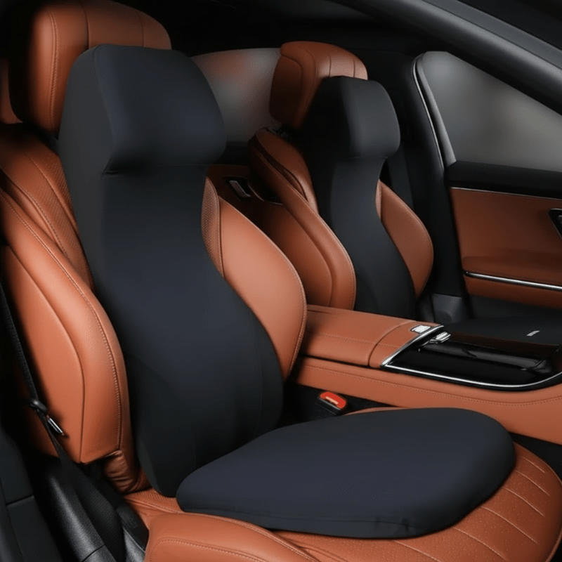 Auto Nek- en Lendensteun – Verstelbaar – Comfortabel – Voor Auto Zitplaatsen