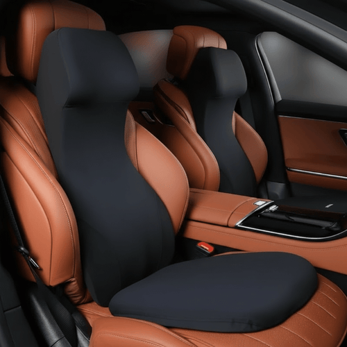 Auto Nek- en Lendensteun – Verstelbaar – Comfortabel – Voor Auto Zitplaatsen