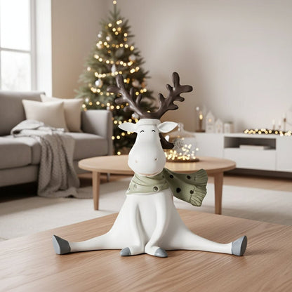Keramische Rendierdecoratie – Feestelijk Ontwerp – Voor Kerst of Interieur