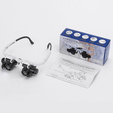 VisionPro HD Vergrootglas Bril - Verlichting en Comfort voor Duidelijk Zicht