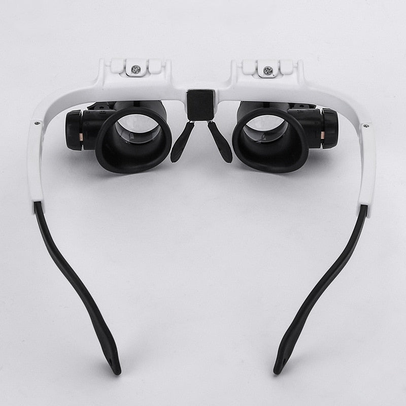 VisionPro HD Vergrootglas Bril - Verlichting en Comfort voor Duidelijk Zicht