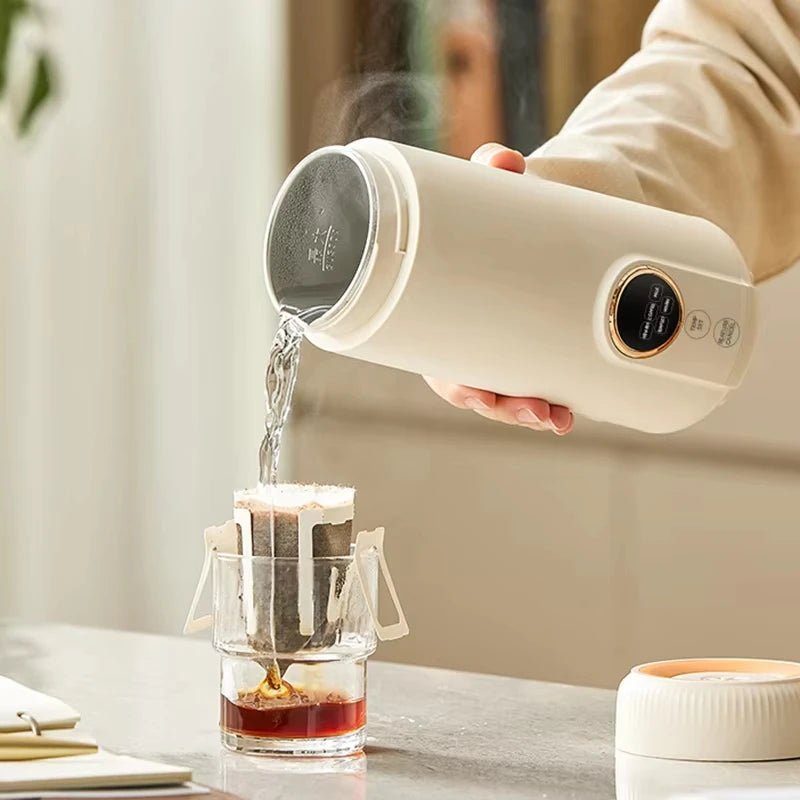 Elektrische Thermosfles – Draagbaar en Stijlvol – Voor Thee of Koffie