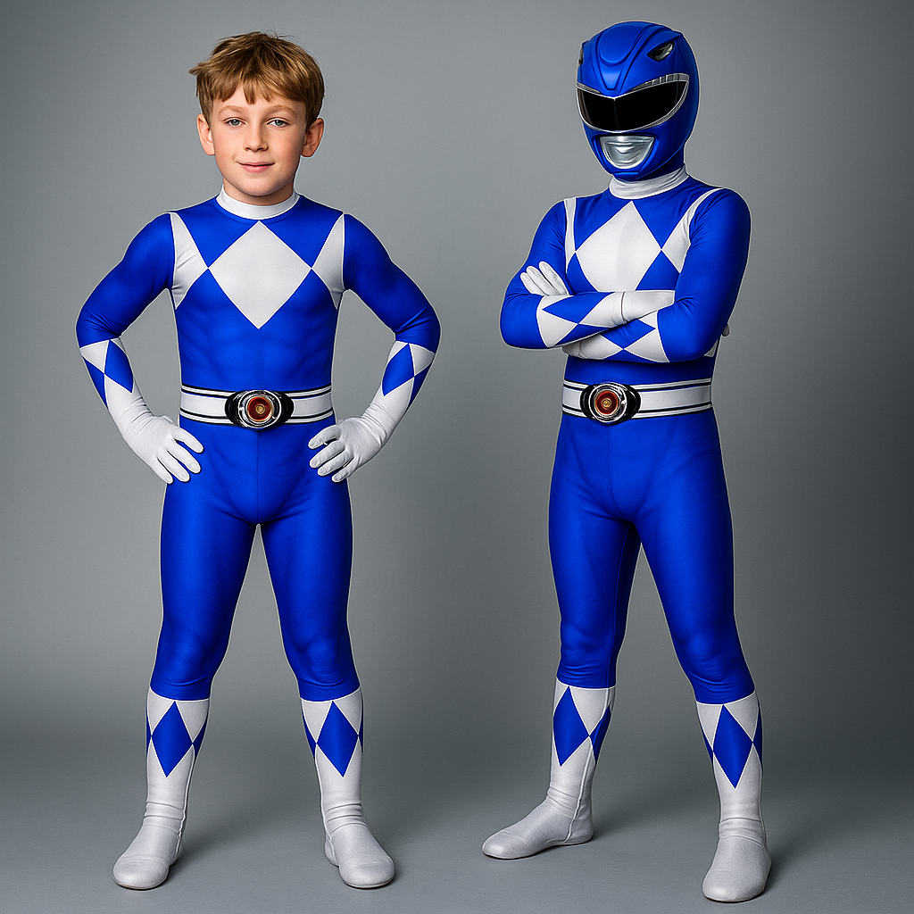 Power Rangers Kostuums – Polyester – Voor Halloween & Feesten