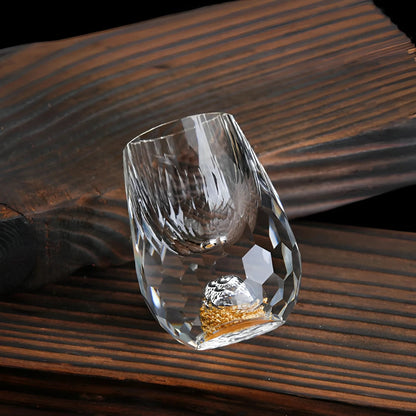 Glazen Whiskey Set – Uniek ontwerp – Voor whiskey en andere dranken – Set van 2