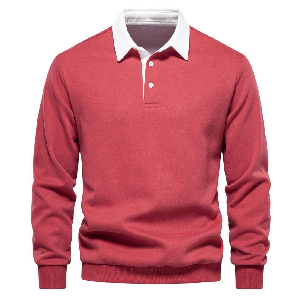 Heren Polo – Met Lange Mouwen – Voor Casual of Formele Gelegenheden