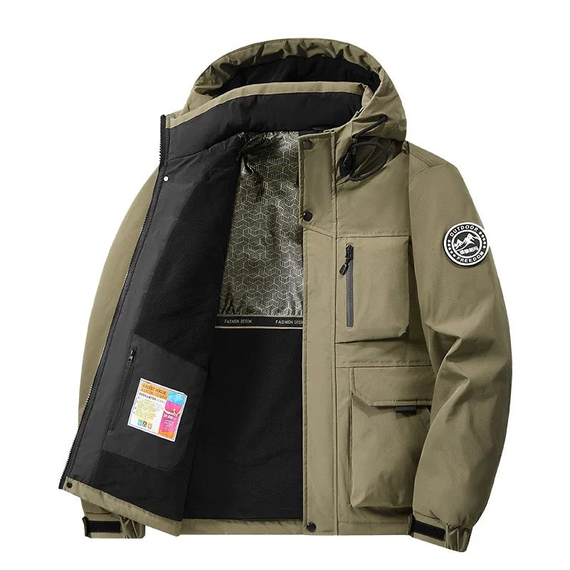 Outdoor Winterjas – Met Capuchon – Waterdicht – Voor Mannen