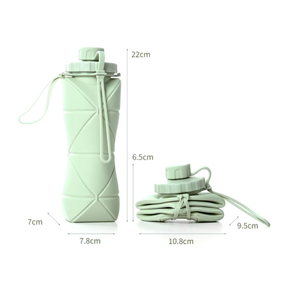 Opvouwbare Waterfles – Compact – Voor Reizen en Outdoor
