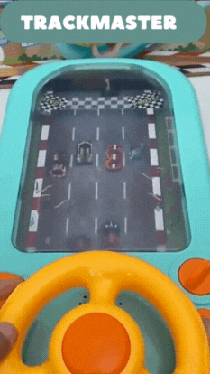 Mini Racebaan – Inclusief Stuurwiel – Voor Kinderen