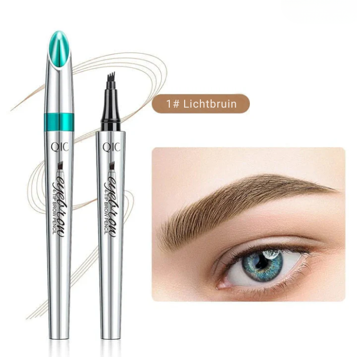 AquaShield Tips – Waterproof Wenkbrauwpotlood met 3D Effect