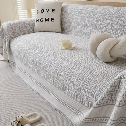 bankhoes – comfortabele stof – voor bank of fauteuil