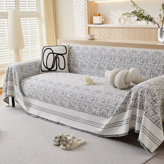 bankhoes – comfortabele stof – voor bank of fauteuil