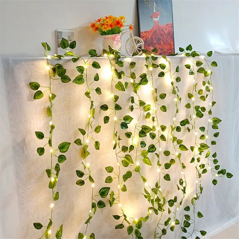 Lichtslinger met Klimop – Warm Witte LED – Voor Tuin en Balkon