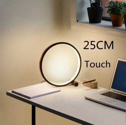 Ringvormige LED Tafellamp – Touchbediening – Modern Design voor Tafel