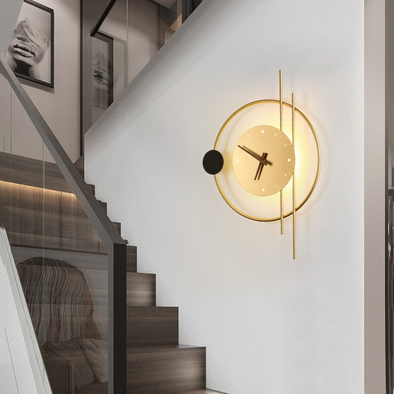 Wandklok – Modern Design met Verlichting – Voor Wanddecoratie en Tijdweergave