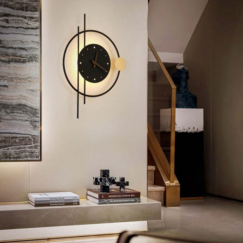 Wandklok – Modern Design met Verlichting – Voor Wanddecoratie en Tijdweergave