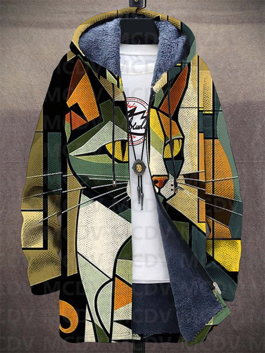 Luxe Geïnspireerd Vest – Warme Voering – Kunst Design – Voor Heren