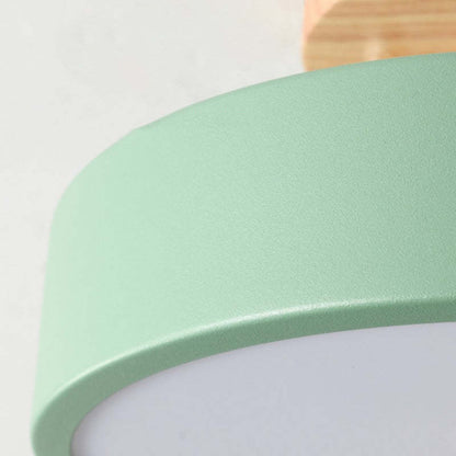 Plafondlamp – Houten Afwerking – Modern en Sfeervol