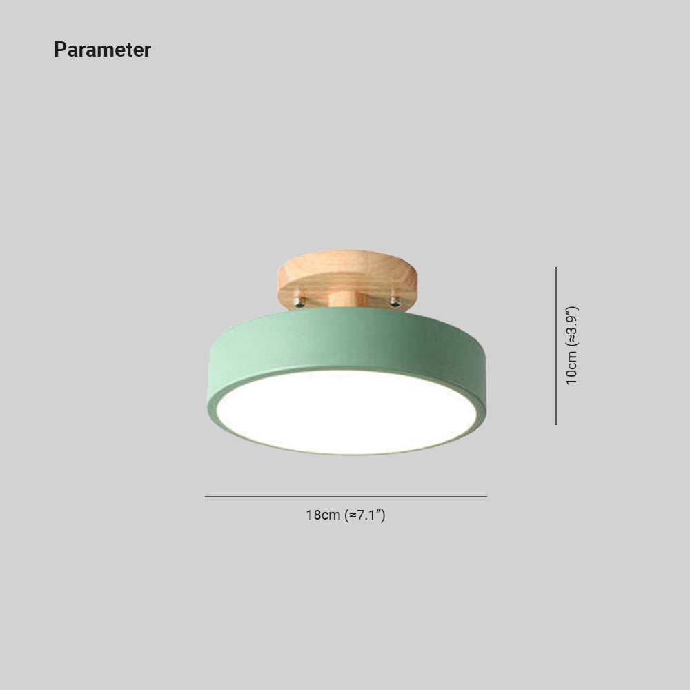 Plafondlamp – Houten Afwerking – Modern en Sfeervol