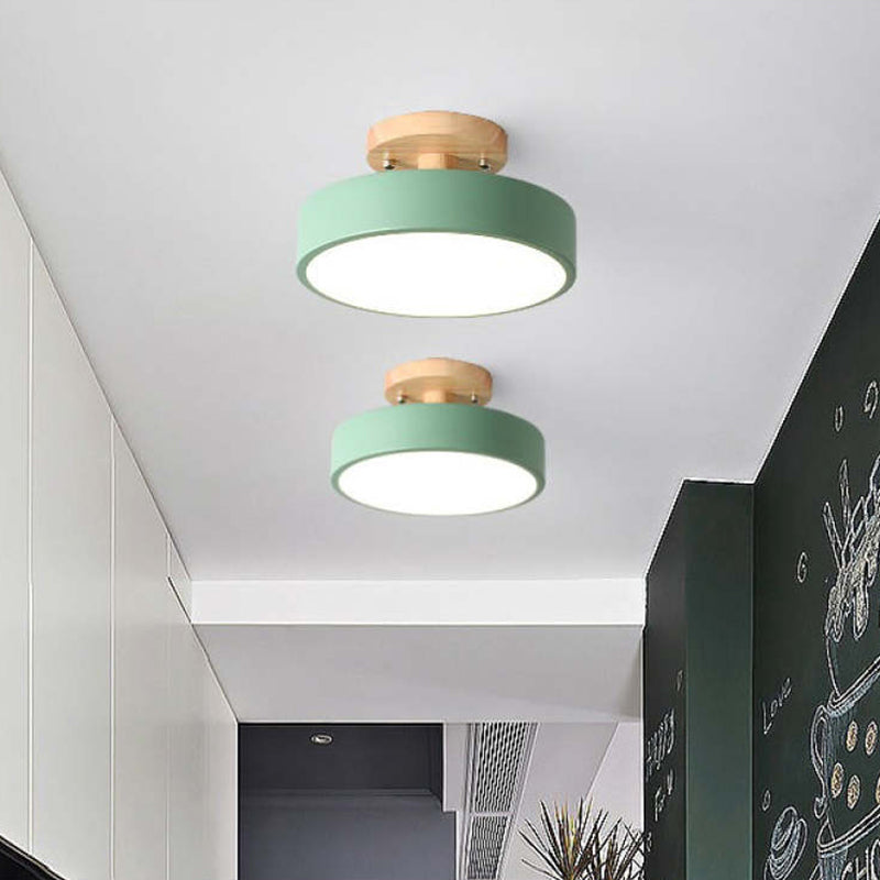 Plafondlamp – Houten Afwerking – Modern en Sfeervol
