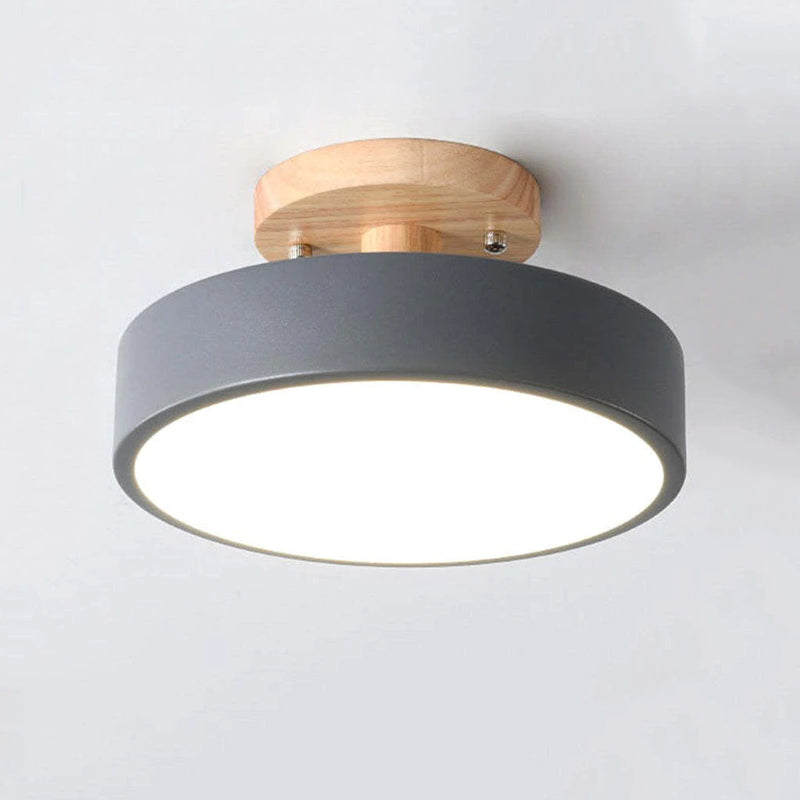 Plafondlamp – Houten Afwerking – Modern en Sfeervol