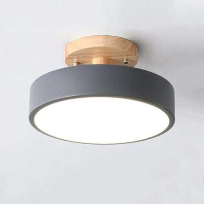 Plafondlamp – Houten Afwerking – Modern en Sfeervol