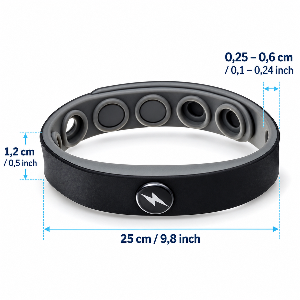 Fittershape Anti-Statische Polsband – verstelbaar & draadloos