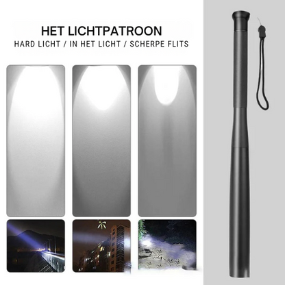 Verlichtte Stok – Stevig ontwerp – Multifunctioneel – Voor persoonlijke veiligheid
