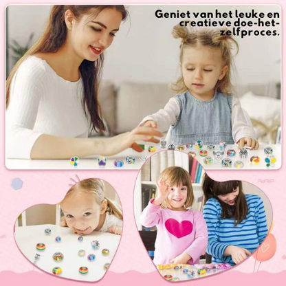 DIY Sieraden Set – Kleurrijke Charms – Voor Armbanden en Kettingen – Voor Kinderen
