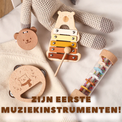 Houten Muziekspeelgoed – Xylofoon en Geluidmaker – Voor Kinderen