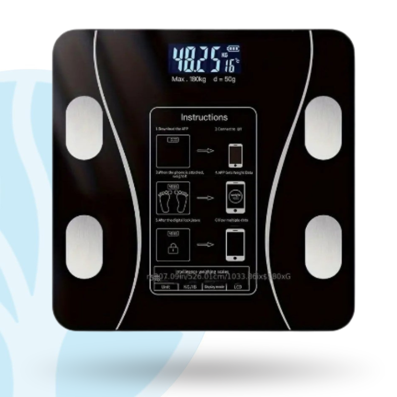 Digitale Weegschaal – Bluetooth – Met App-Integratie – Voor Lichaamsanalyse