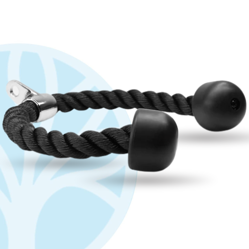 Triceps Touwgreep – Versterkt – Antislip Handvaten – Voor Triceps Machine