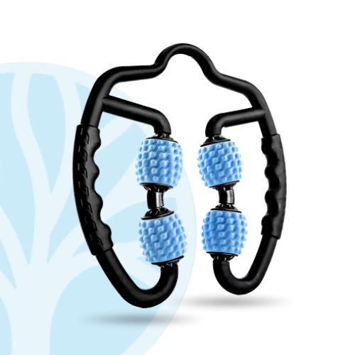 Massage Roller – Verstelbaar – Dubbele Bal – Voor Spierontspanning en Herstel