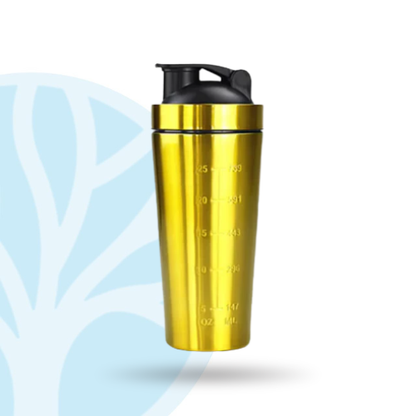 Shaker bottle – met roestvrijstalen bal – voor eiwitshakes