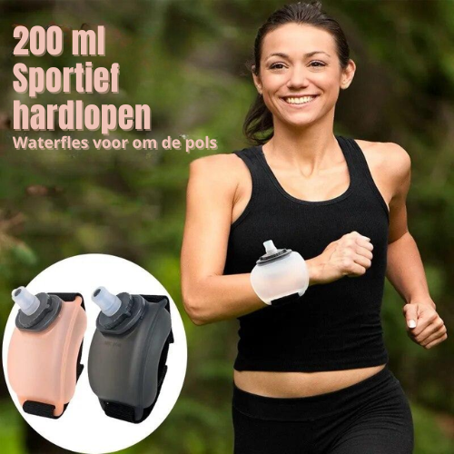 Wrist waterfles – draagbaar – voor hardlopen en fietsen