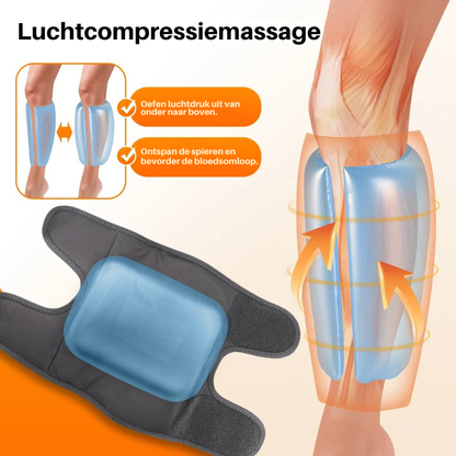 Luchtcompressiearmmassage – 4 Verwarmingsniveaus – Draagbaar – Voor armen en schouders