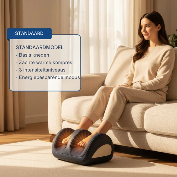 Pro-Model Voetmassageapparaat – Afstandsbediening – Warm Kompres – Voor Ontspanning
