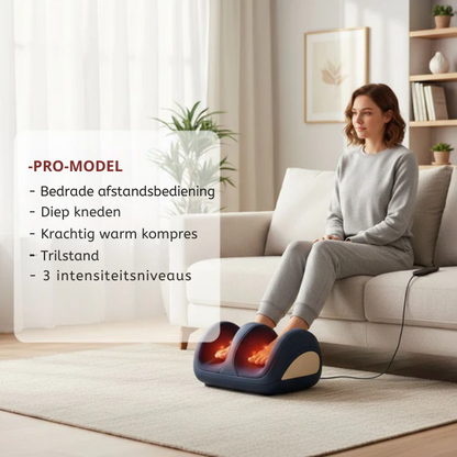 Pro-Model Voetmassageapparaat – Afstandsbediening – Warm Kompres – Voor Ontspanning