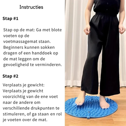 Voetmassage mat – 3D Massagestenen – Voor voeten en ontspanning