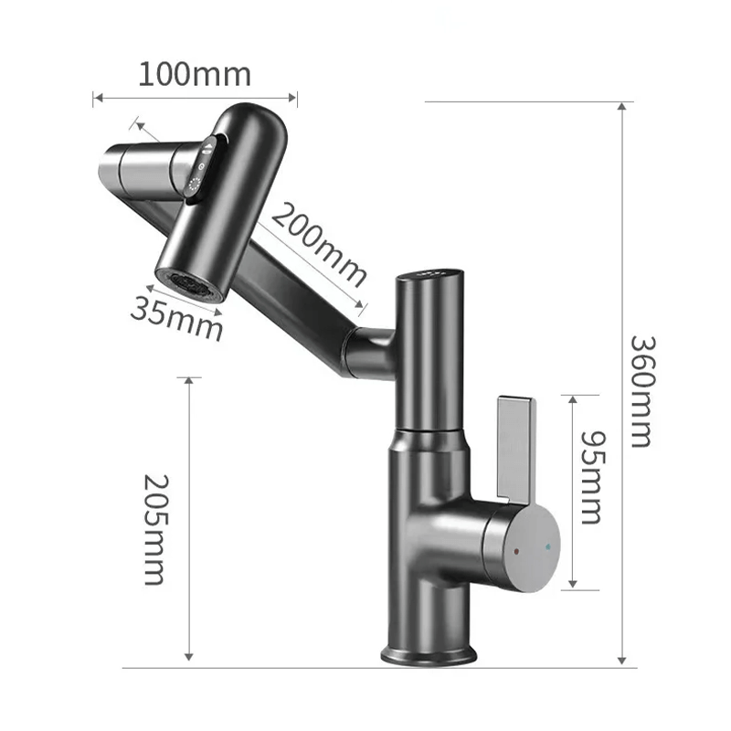 Keukenkraan – Verstelbare Handdouche – Modern Design – Voor Keuken