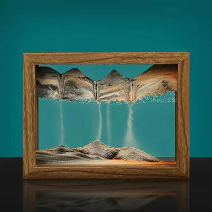 Zandkunst schilderij – Bewegend – 3D-effect – Voor muurdecoratie