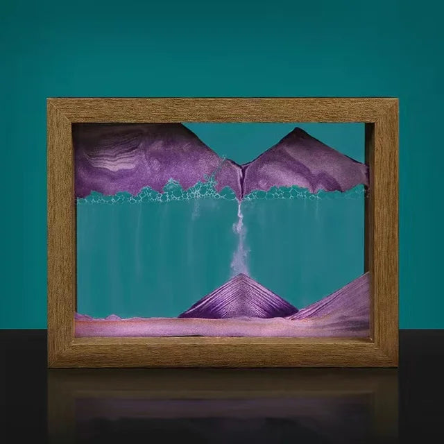 Zandkunst schilderij – Bewegend – 3D-effect – Voor muurdecoratie