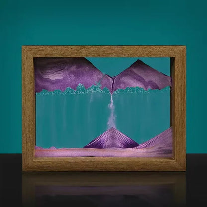 Zandkunst schilderij – Bewegend – 3D-effect – Voor muurdecoratie