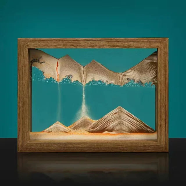Zandkunst schilderij – Bewegend – 3D-effect – Voor muurdecoratie