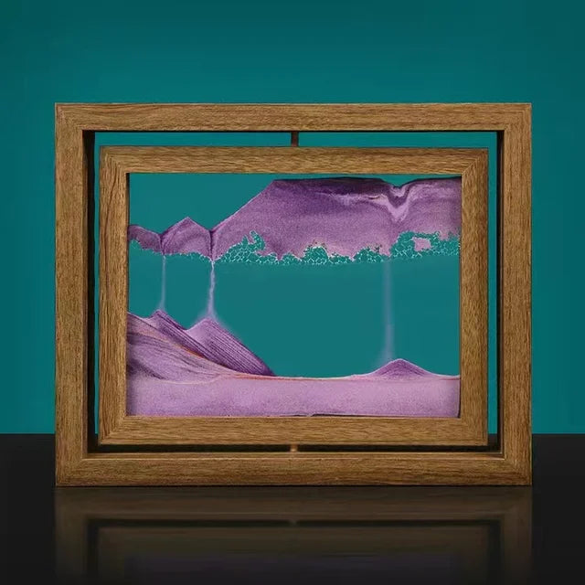 Zandkunst schilderij – Bewegend – 3D-effect – Voor muurdecoratie