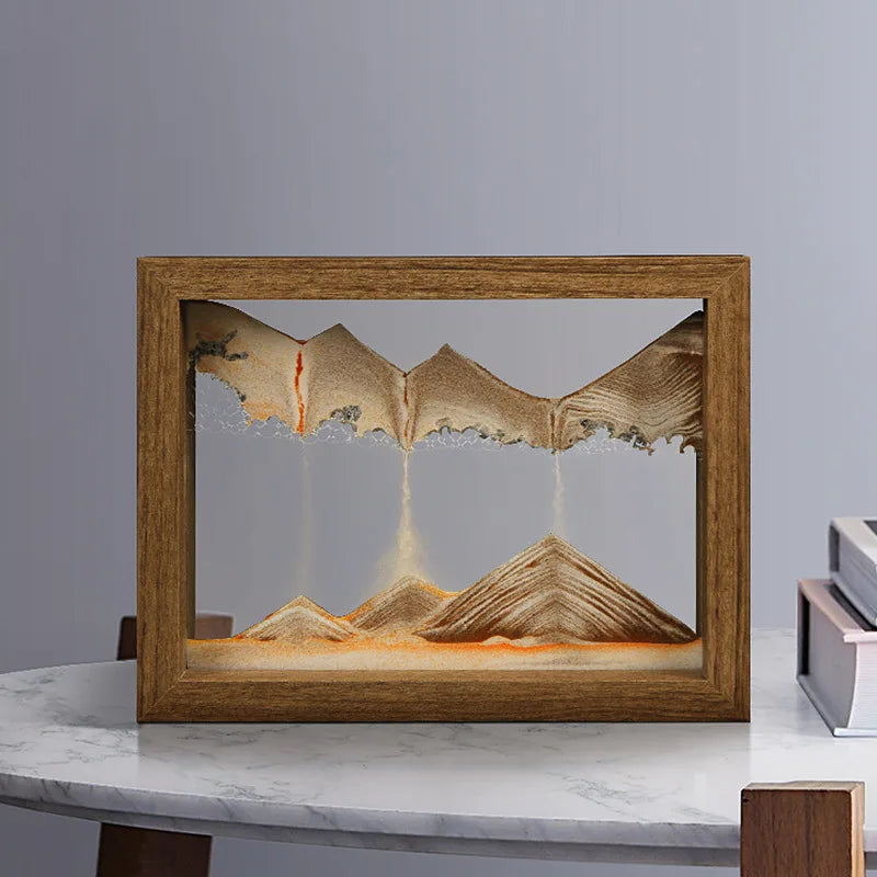 Zandkunst schilderij – Bewegend – 3D-effect – Voor muurdecoratie
