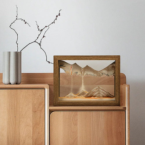 Zandkunst schilderij – Bewegend – 3D-effect – Voor muurdecoratie