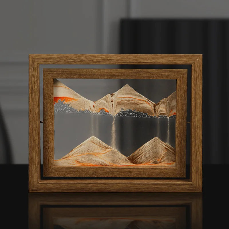 Zandkunst schilderij – Bewegend – 3D-effect – Voor muurdecoratie